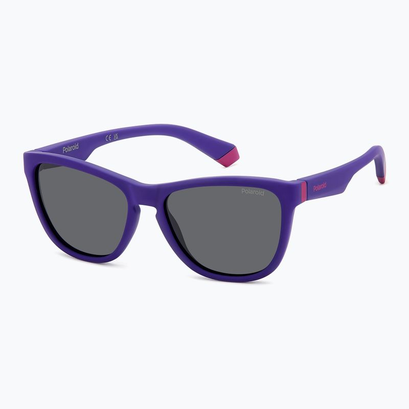 Detské slnečné okuliare Polaroid PLD 8056/S matte violet/grey polarized 2