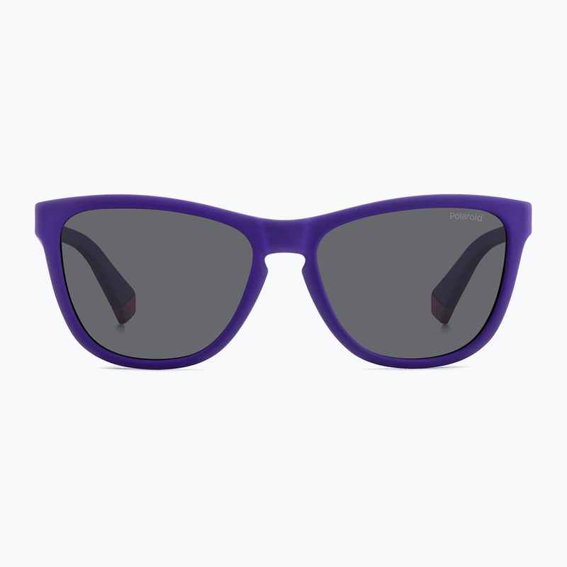 Detské slnečné okuliare Polaroid PLD 8056/S matte violet/grey polarized 3