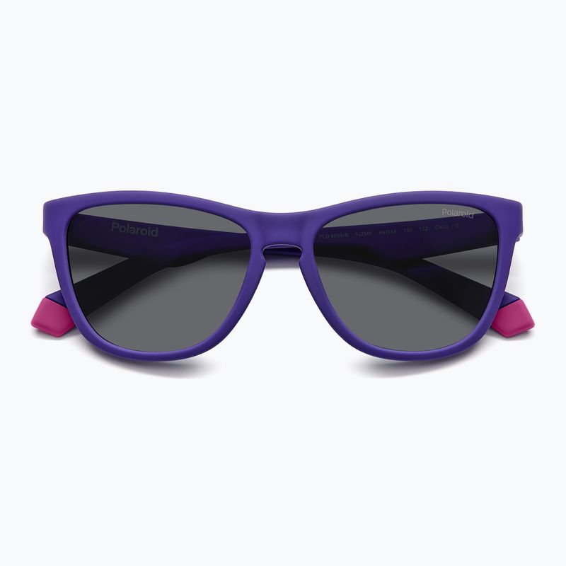 Detské slnečné okuliare Polaroid PLD 8056/S matte violet/grey polarized 4
