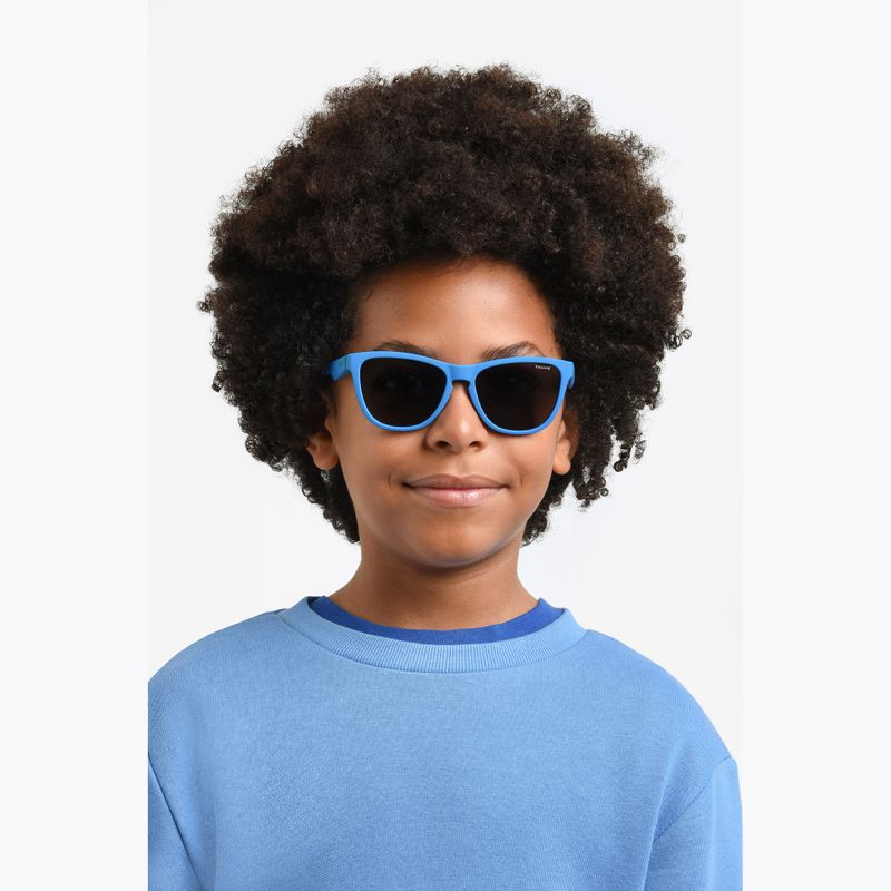 Detské slnečné okuliare Polaroid PLD 8056/S matte blue/grey polarized 6
