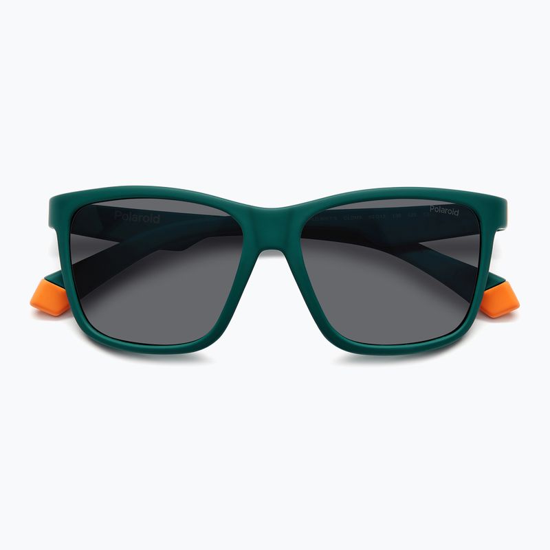 Detské slnečné okuliare Polaroid PLD 8057/S matte green/grey polarized 4