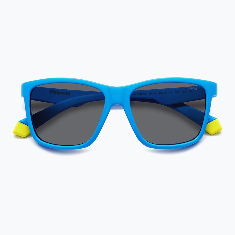 Detské slnečné okuliare Polaroid PLD 8057/S matte blue/grey polarized 4