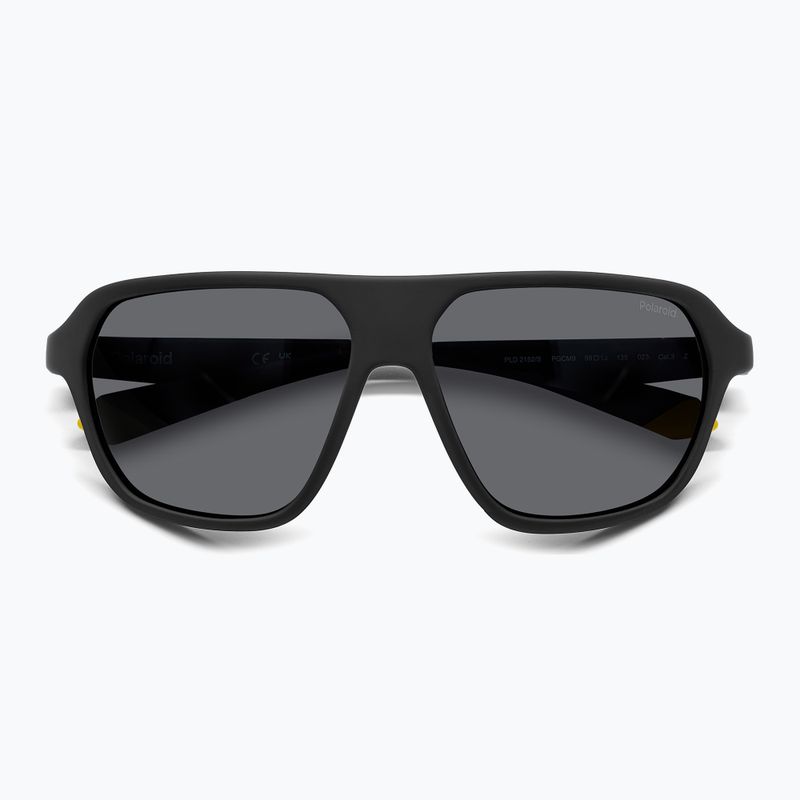 Slnečné okuliare Polaroid PLD 2152/S matte black yellow/grey polarized 3