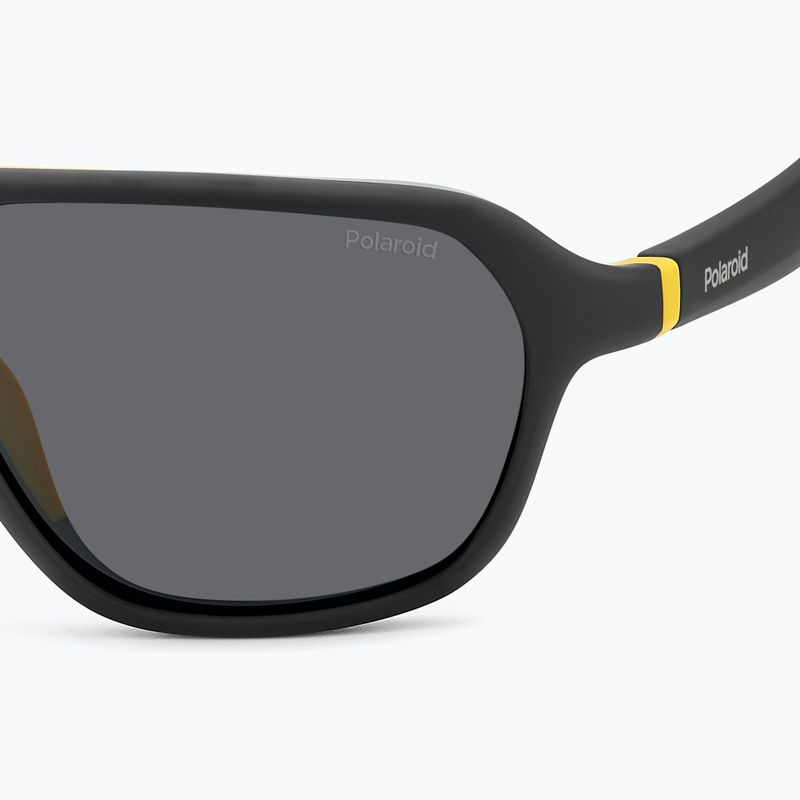 Slnečné okuliare Polaroid PLD 2152/S matte black yellow/grey polarized 5