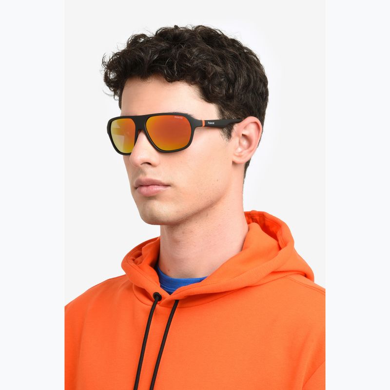 Slnečné okuliare Polaroid PLD 2152/S matte black red/red multilayer polarized 8