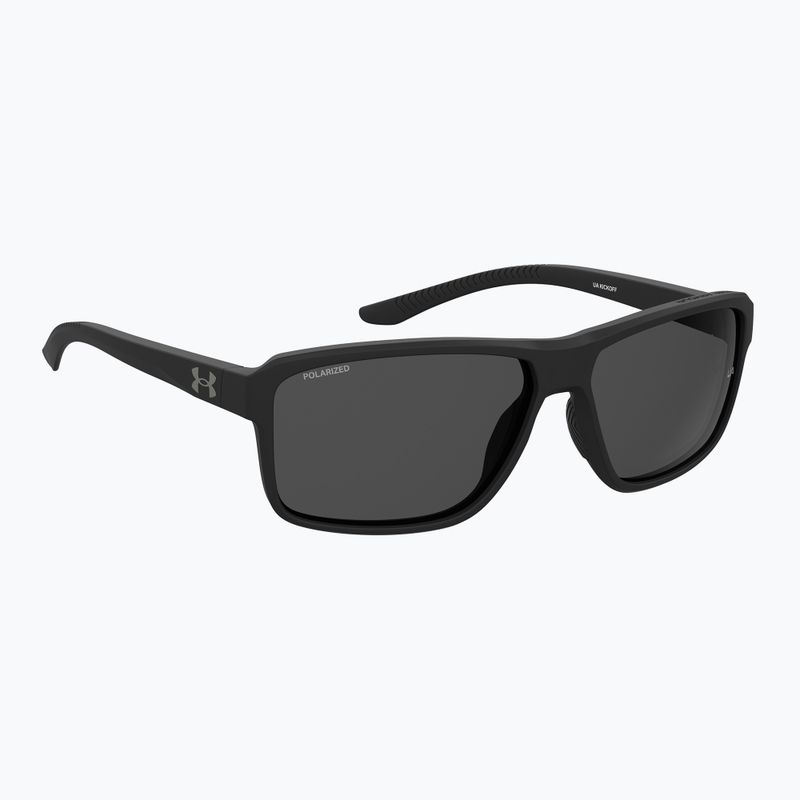 Pánske polarizačné slnečné okuliare Under Armour Kickoff S3 matte black/grey