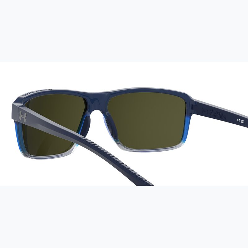 Viacvrstvové pánske slnečné okuliare Under Armour Kickoff S3 blue shaded grey/blue 6