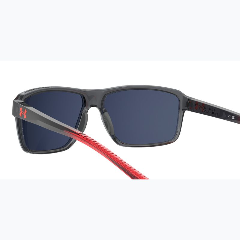 Under Armour Kickoff S3 grey red/grey infrared pánske slnečné okuliare 6