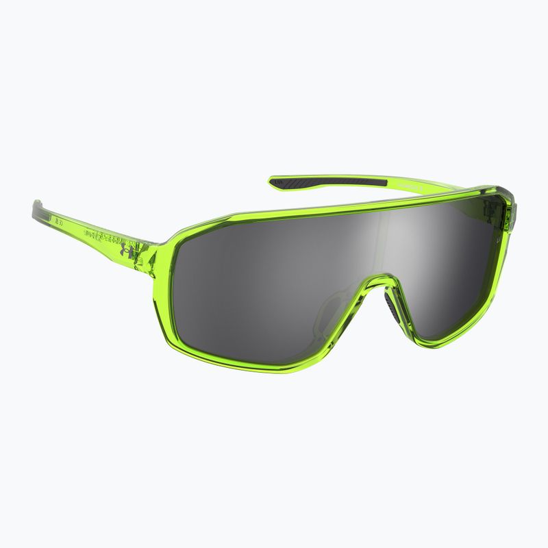 Detské slnečné okuliare Under Armour Gameday Jr S3 žltý krištáľ/strieborné zrkadlo