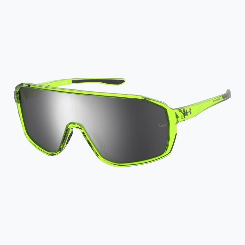 Detské slnečné okuliare Under Armour Gameday Jr S3 žltý krištáľ/strieborné zrkadlo 2