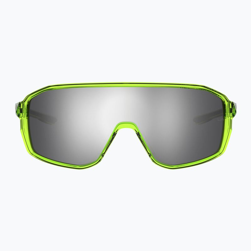 Detské slnečné okuliare Under Armour Gameday Jr S3 žltý krištáľ/strieborné zrkadlo 3