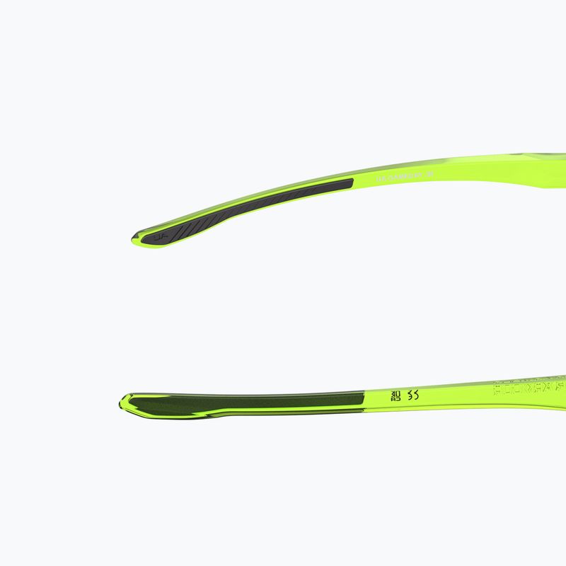Detské slnečné okuliare Under Armour Gameday Jr S3 žltý krištáľ/strieborné zrkadlo 8