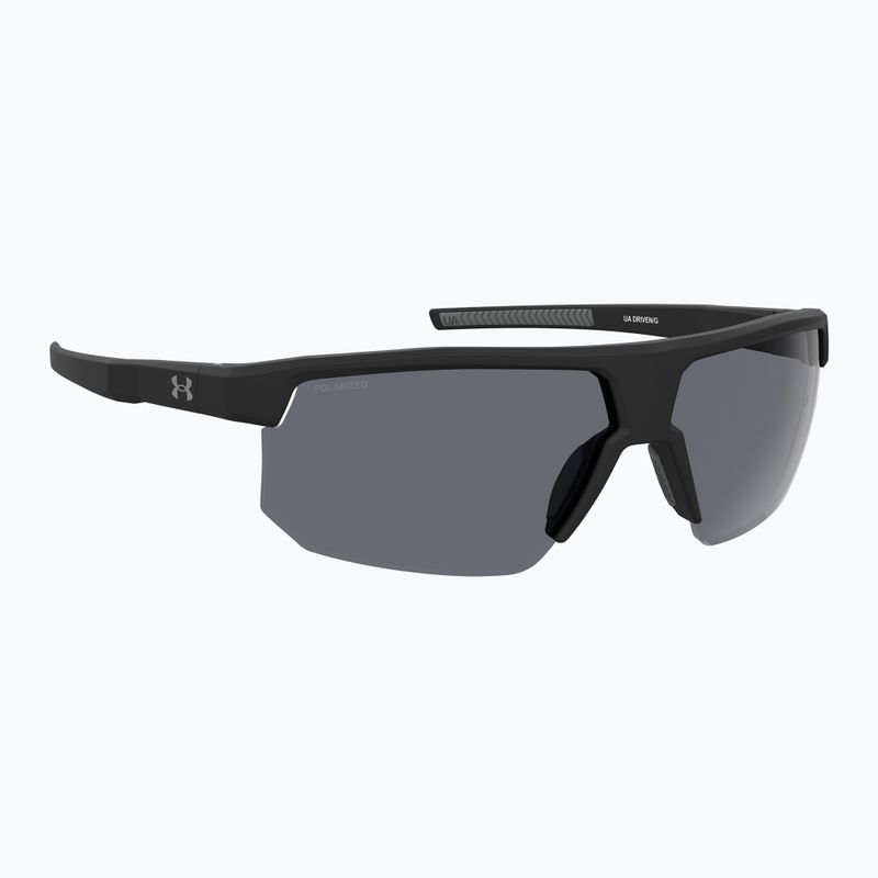 Under Armour Driven/G S3 matné čierne sivé/šedé polarizačné pánske slnečné okuliare