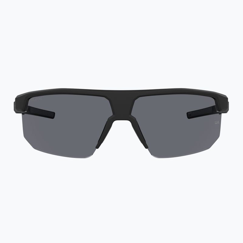 Under Armour Driven/G S3 matné čierne sivé/šedé polarizačné pánske slnečné okuliare 3