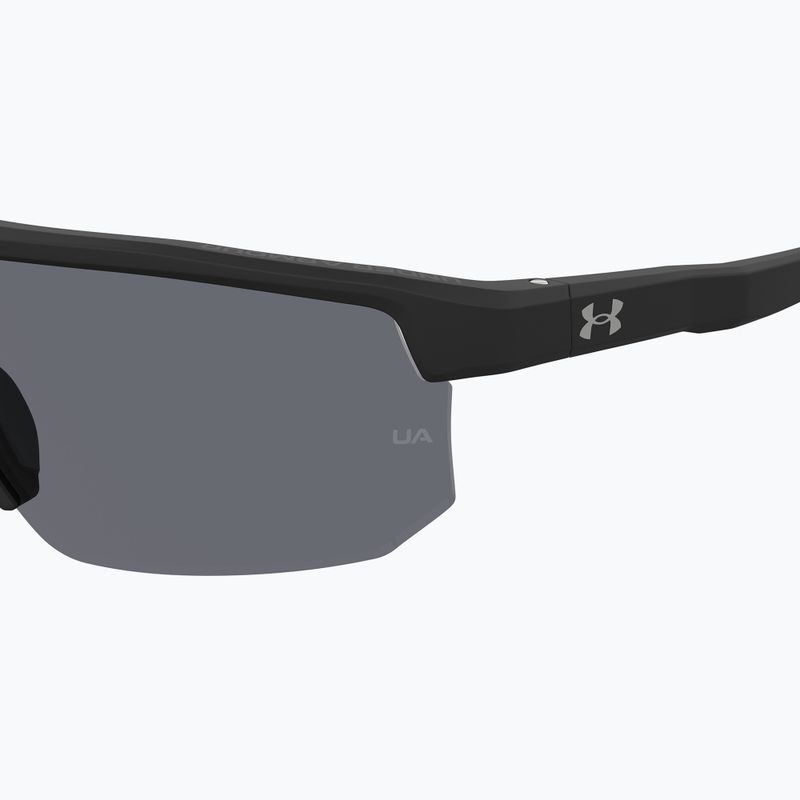 Under Armour Driven/G S3 matné čierne sivé/šedé polarizačné pánske slnečné okuliare 7