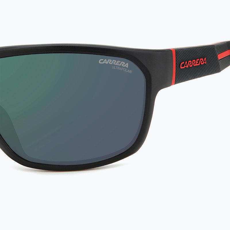 Pánske slnečné okuliare Carrera 4018/S matte black red/green grey hight contrast anti reflex 6