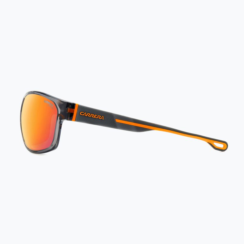 Viacvrstvové pánske slnečné okuliare Carrera 4018/S šedá oranžová/červená 5