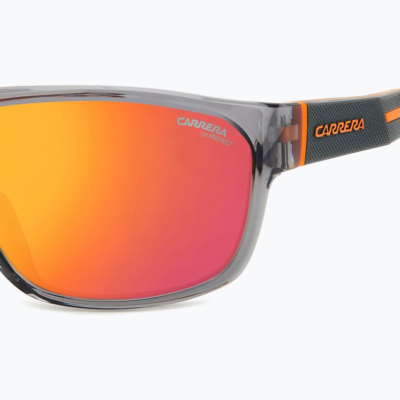 Viacvrstvové pánske slnečné okuliare Carrera 4018/S šedá oranžová/červená 6