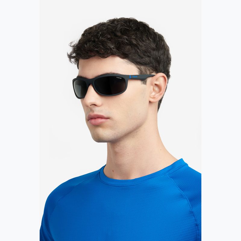 Slnečné okuliare Polaroid PLD 2154/S matte black blue/blue polarized 10