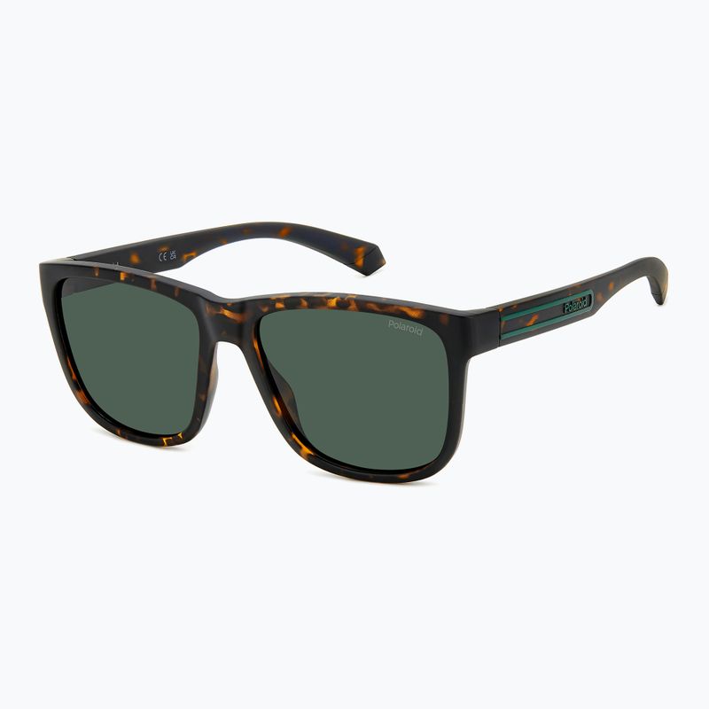Pánske slnečné okuliare Polaroid PLD 2155/S matte brown havana/green polarized 2