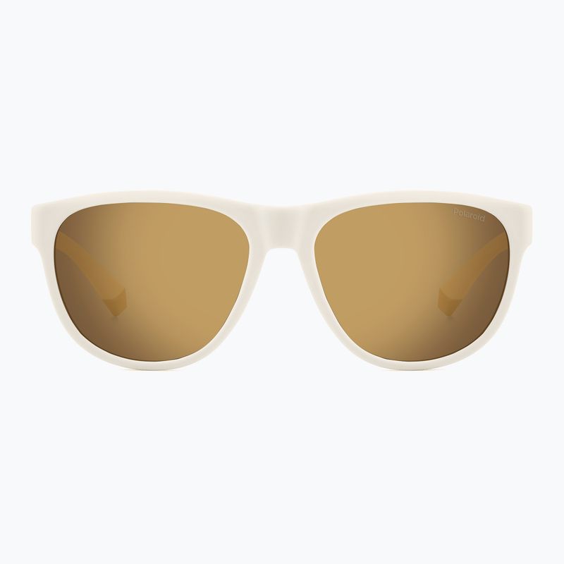 Slnečné okuliare Polaroid PLD 2156/S matte white/grey gold multilayer polarized 3