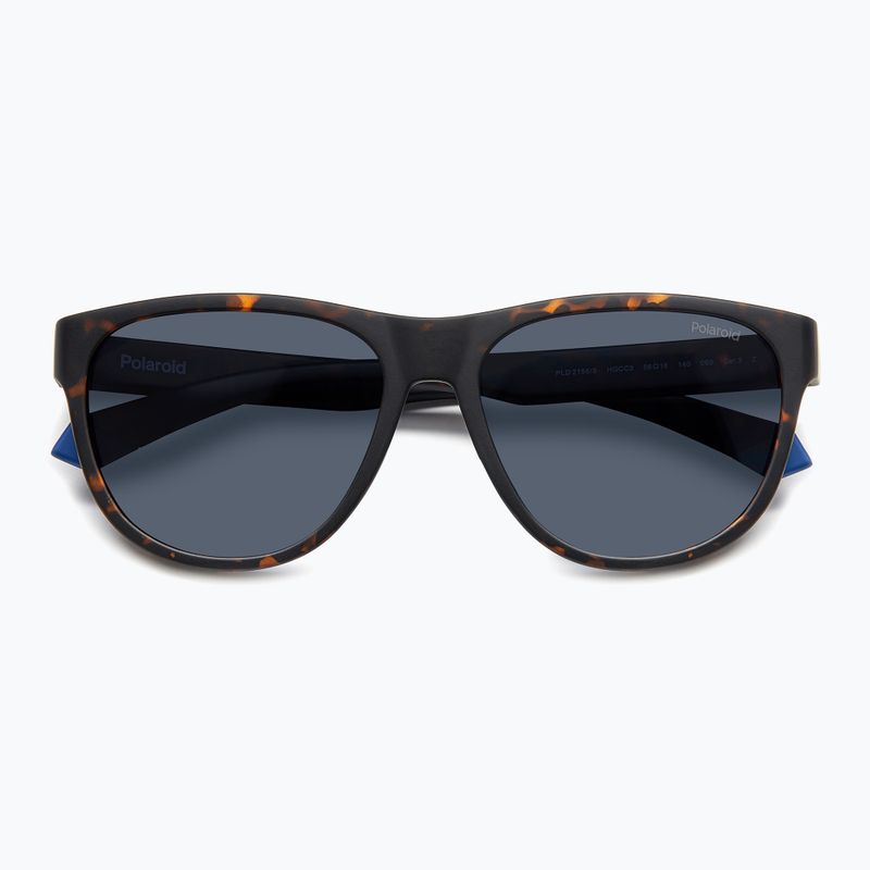 Slnečné okuliare Polaroid PLD 2156/S matte brown havana/blue polarized 4