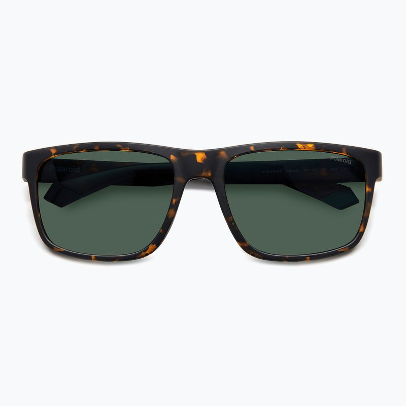Pánske slnečné okuliare Polaroid PLD 2157/S matte brown havana/green polarized 4