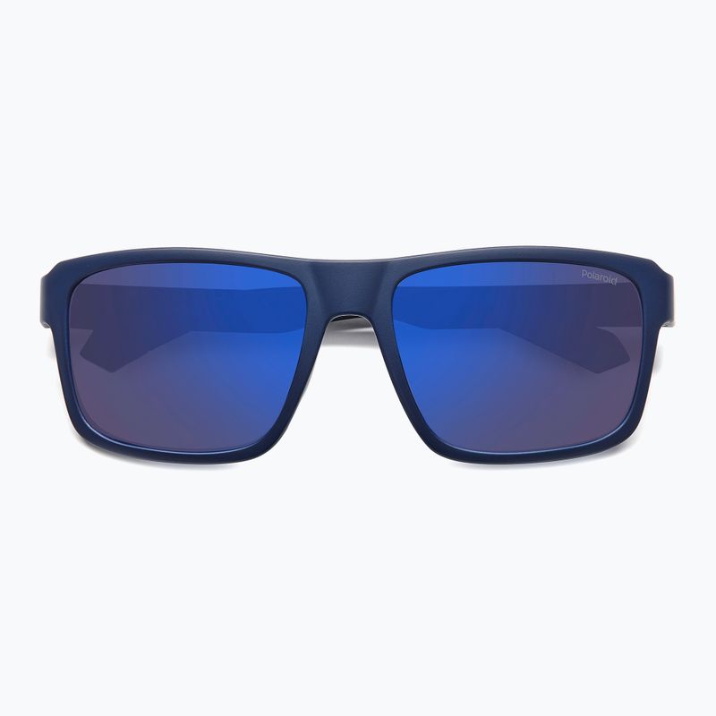 Pánske slnečné okuliare Polaroid PLD 2158/S matte blue/blue mirror polarized 4