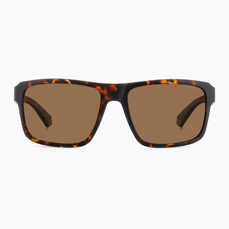 Pánske slnečné okuliare Polaroid PLD 2158/S matte brown havana/bronze polarized 3