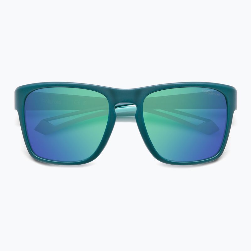 Pánske slnečné okuliare Polaroid PLD 7052/S matte teal/green mirror polarized high contrast 4