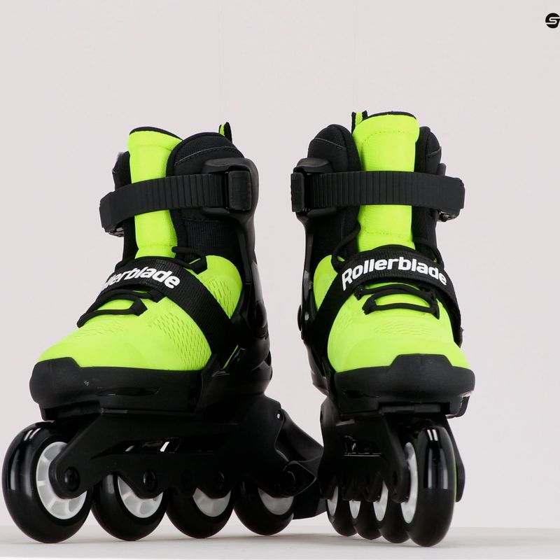 Detské kolieskové korčule Rollerblade Microblade žlté 7102000215 9