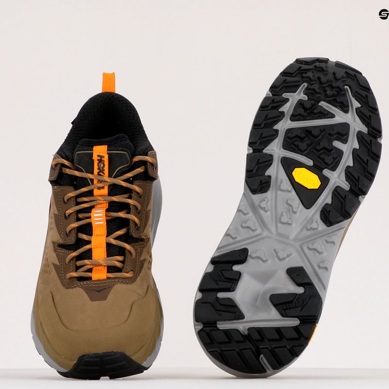 Pánske trekové topánky HOKA Kaha Low GTX brown 1118586 9