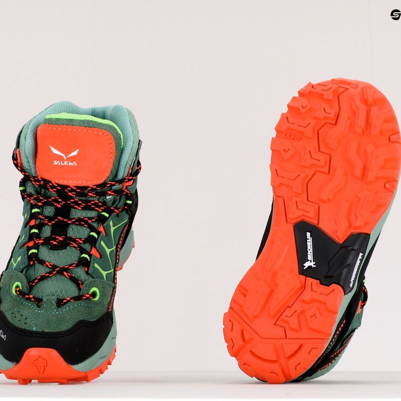 Detské trekové topánky Salewa Alp Trainer Mid GTX green 00-0000064010 9