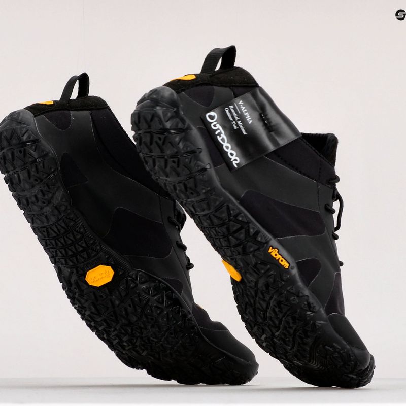 Pánske trekové topánky Vibram Fivefingers V-Alpha black 18M71010400 9