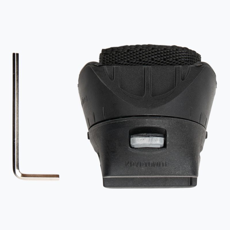 Zámok na bicykel Kryptonite Kryptolok Standard U-Lock + kábel Kryptoflex čierna/sivá 6