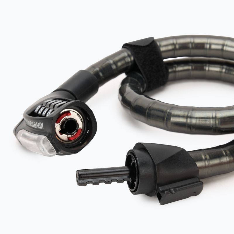 Zámok na bicykel Kryptonite KryptoFlex 2080 Armored Combo Cable black 3