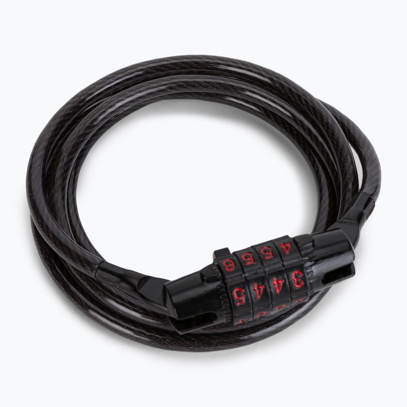 Káblový zámok na bicykel Kryptonite čierny Keeper 512 Combo Cable 2