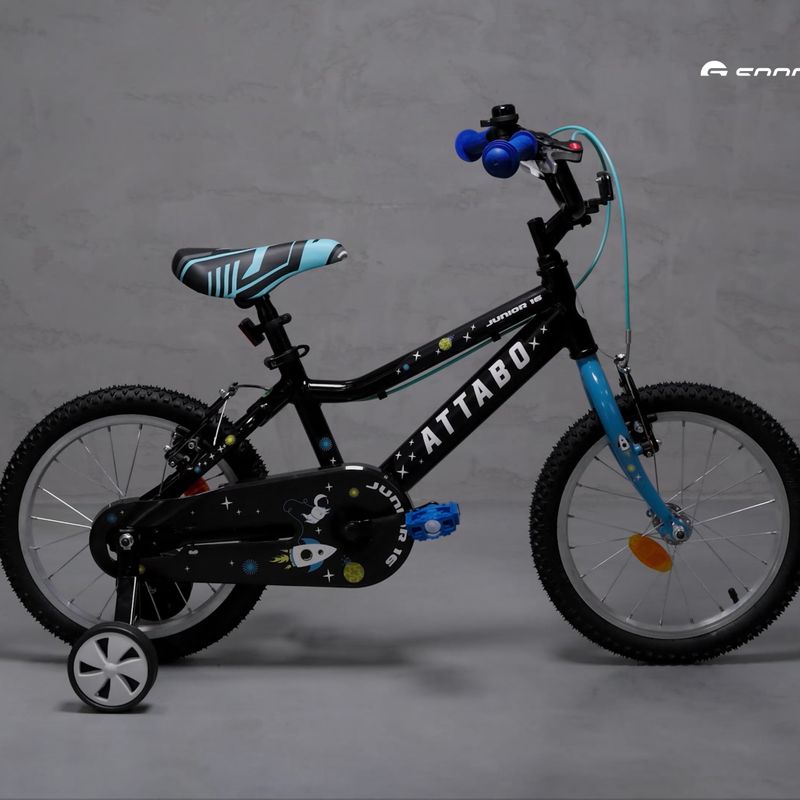 Detský bicykel ATTABO Junior 16" modrý AKB-16G 24