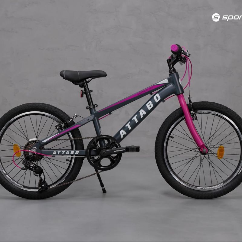 Detský bicykel ATTABO Junior 20" ružový AKB-20G 22