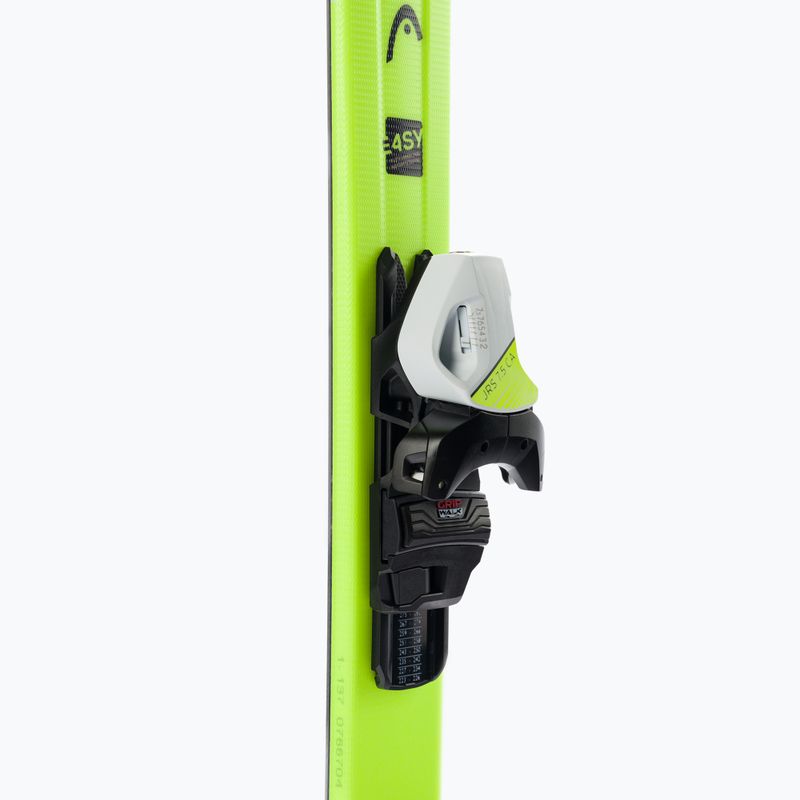 Detské zjazdové lyže HEAD Supershape Team Easy Jrs + Jrs 7.5 white/black/yellow 314201/100862 6