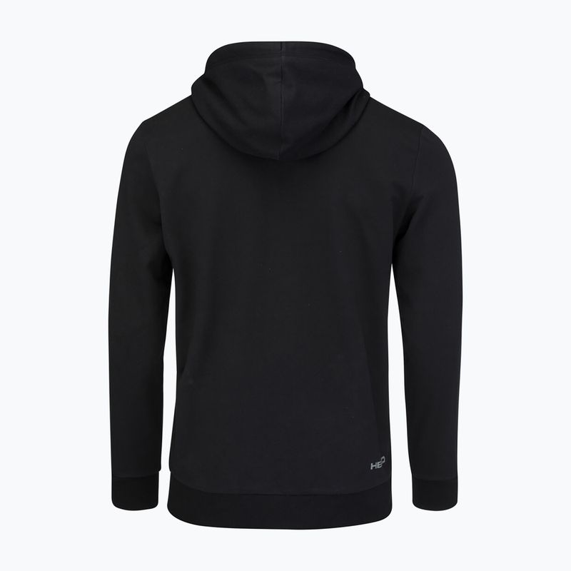 Pánska tenisová mikina HEAD Club Byron Hoodie black 811449BK 4