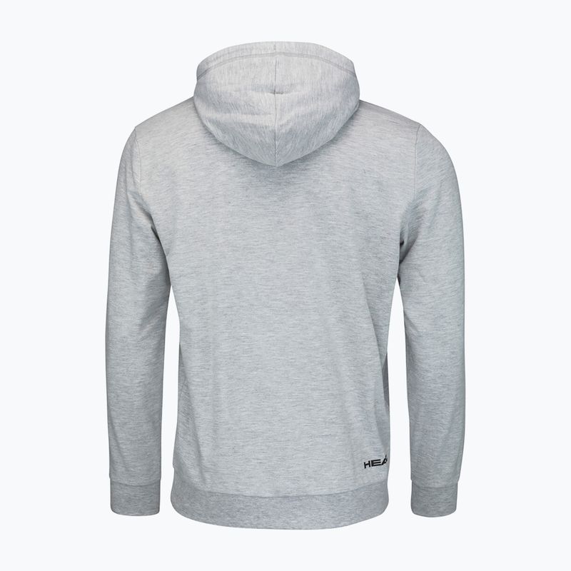 Pánska tenisová mikina HEAD Club Byron Hoodie šedá 811449GM 2