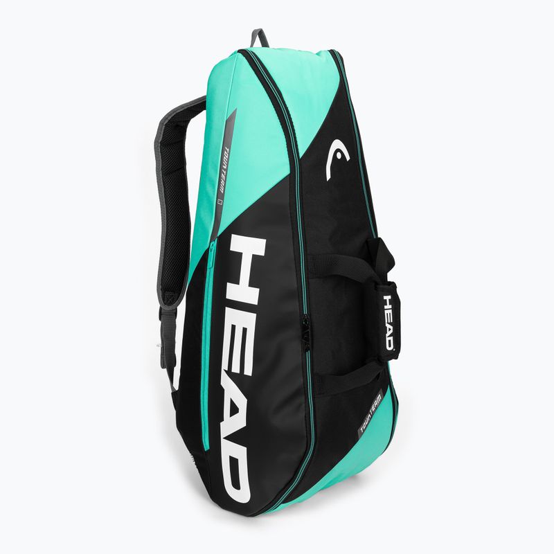 Tenisová taška HEAD Tour Team 6R 53,5 l black/blue 283482 2