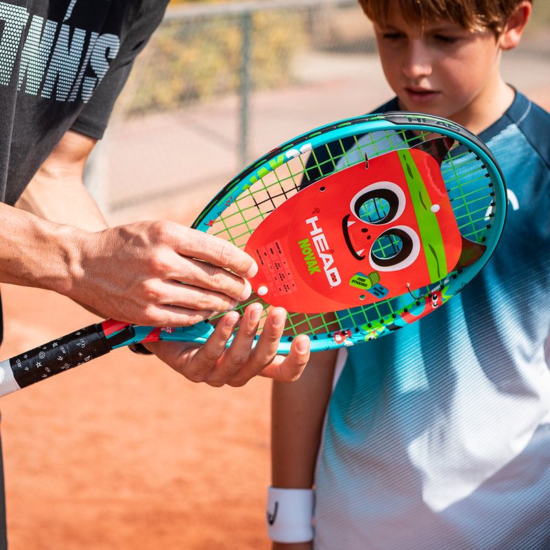 Detská tenisová raketa HEAD Novak 25 SC modrá 233102 7