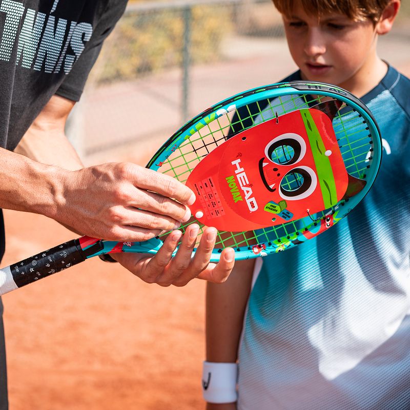 Detská tenisová raketa HEAD Novak 25 modrá 233102 6