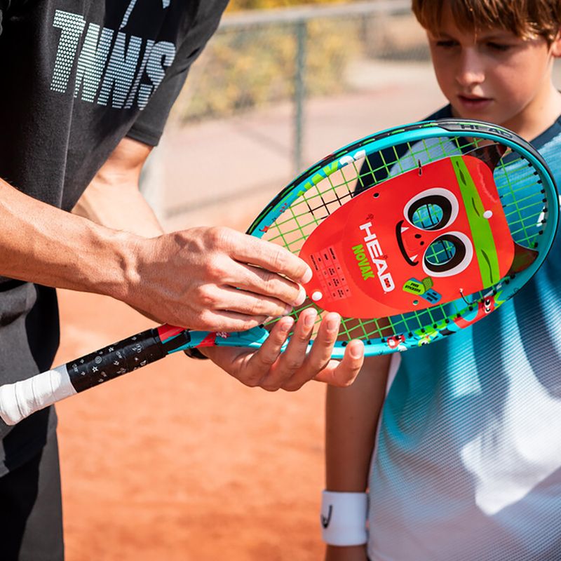 Detská tenisová raketa HEAD Novak 21 SC modrá 233122 8