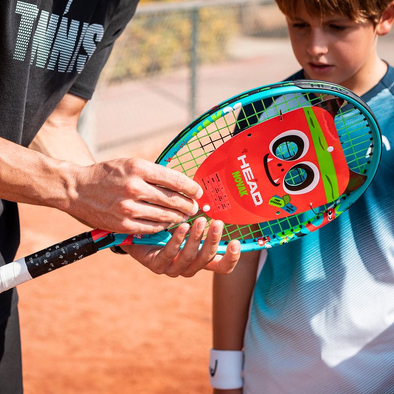 Detská tenisová raketa HEAD Novak 17 modrá 233142 6