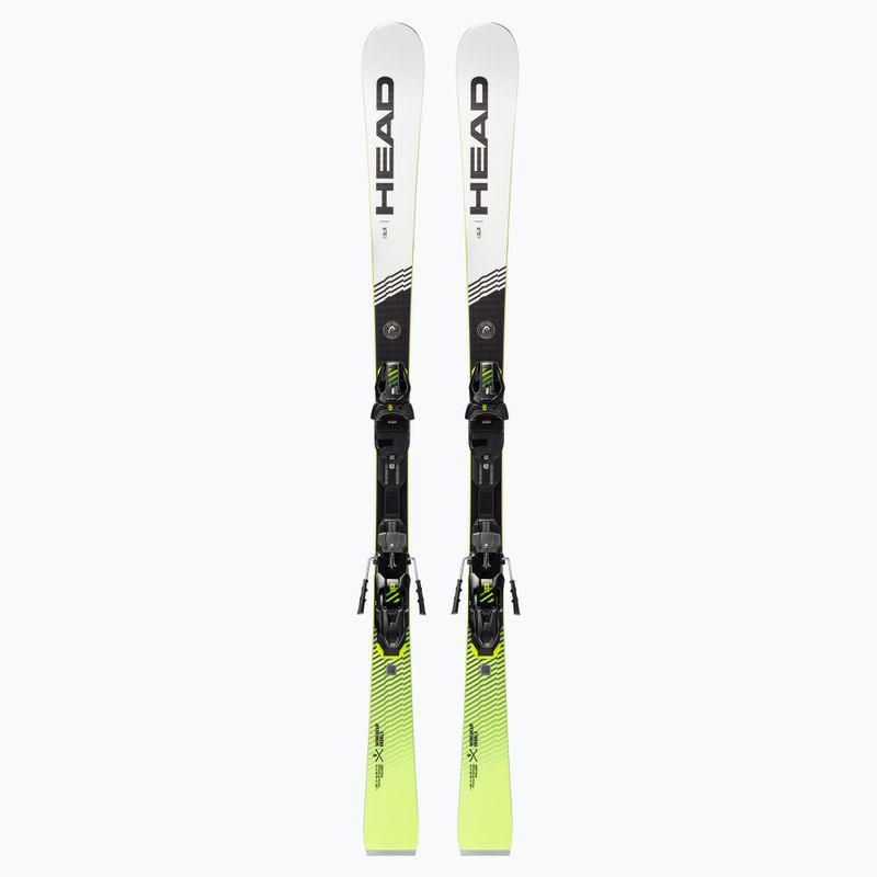 Zjazdové lyže HEAD WC Rebels ISLR Sw Lyt-PR + PR 11 black/white/yellow 313360/100789