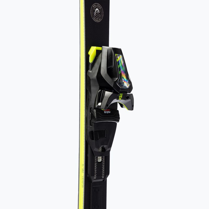 Zjazdové lyže HEAD WC Rebels ISLR Sw Lyt-PR + PR 11 black/white/yellow 313360/100789 6