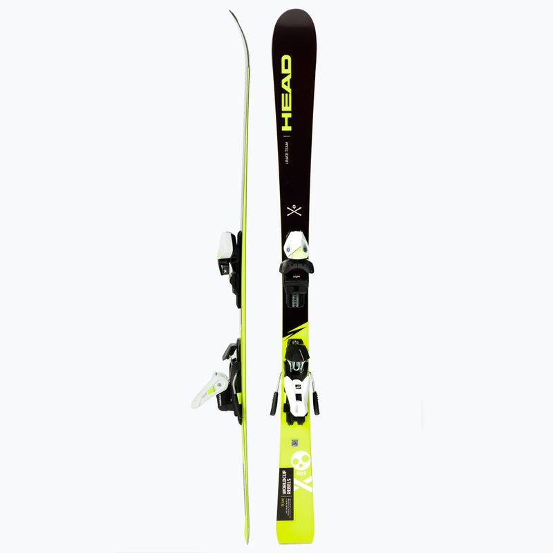 Detské zjazdové lyže HEAD WC iRace Team SW Jrs + Jrs 7.5 black 314141/100862 2